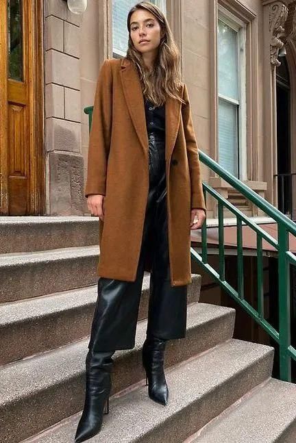  搭配大衣|你穿大衣+靴子的样子，真的时髦极了！