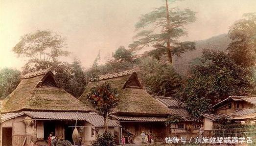 老照片|日本老照片 东京像江南小镇, 农村到处茅草房!