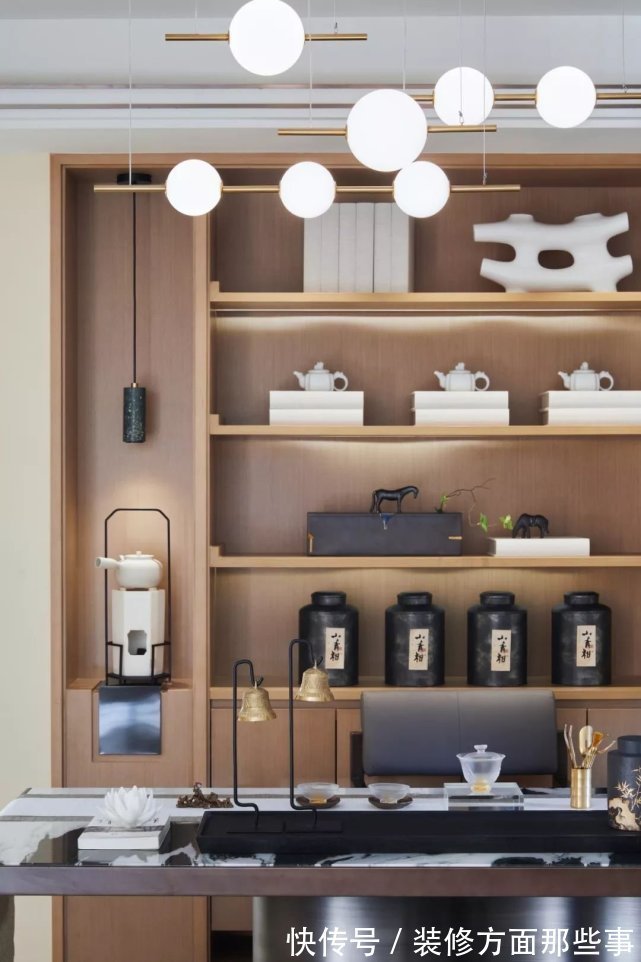 饱和度|173㎡轻奢新中式,古典和现代的碰撞,唯美浪漫!