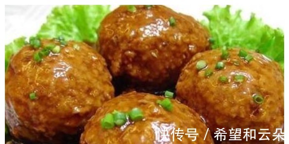 美味|想要做出有名的传统菜肴红烧狮子头，只需3步即可，营养又美味！