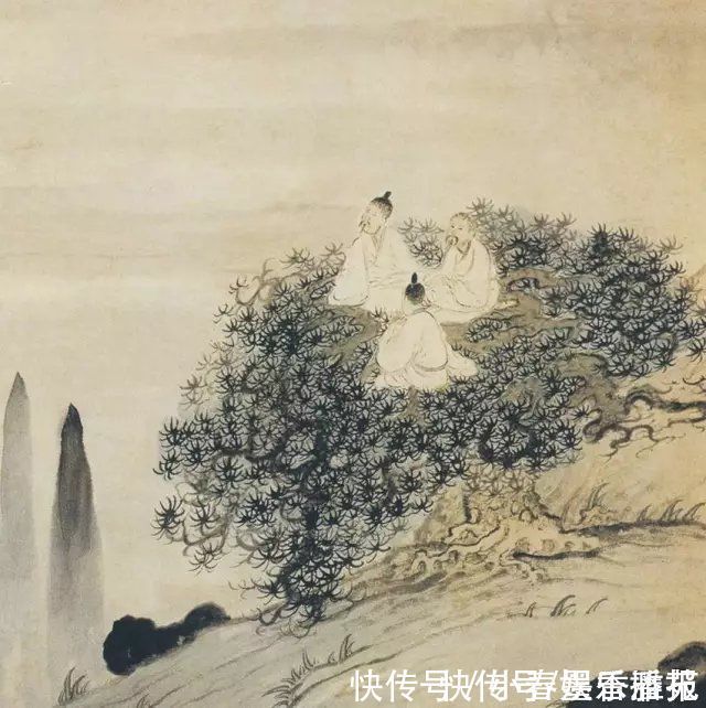 朱亨嘉！清初画家石涛画中的小人儿，生拙古朴，别具一格