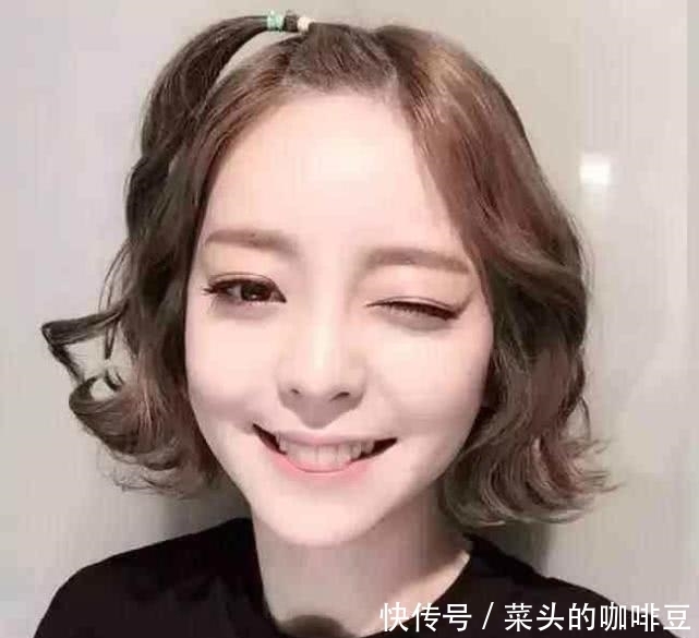 如同线条一|今年“线条烫”火了,适合中长发女生,真的谁换谁美,自带慵懒感