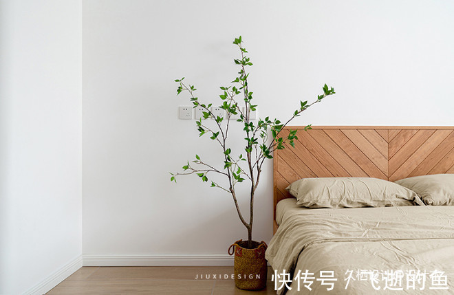 水磨石砖|25㎡原木+白打造超多收纳的MUJI风