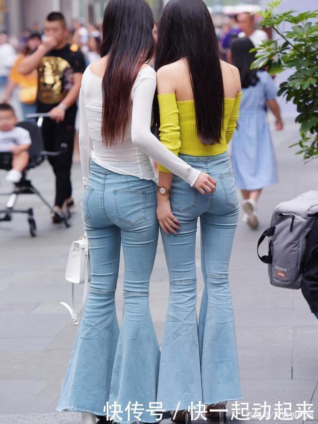 气质|想穿上喇叭牛仔裤,就不能没有一点身材和气质