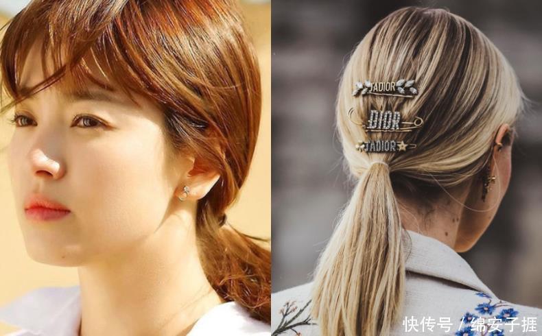 齐浏海|中长发、短发过渡期难整理跟上4个整理范本,女人味瞬间爆棚