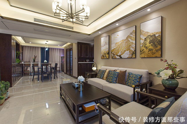 中式|在136平新中式温馨恬静的舒适环境,体味属于自己的静谧时光