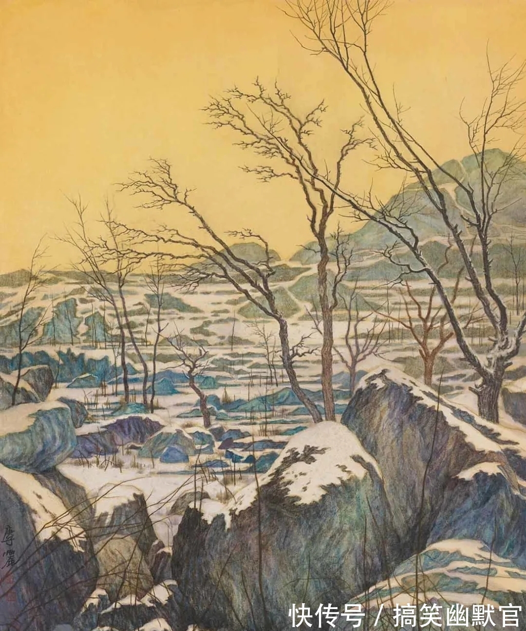 美术学院|有气场的山水画|党震