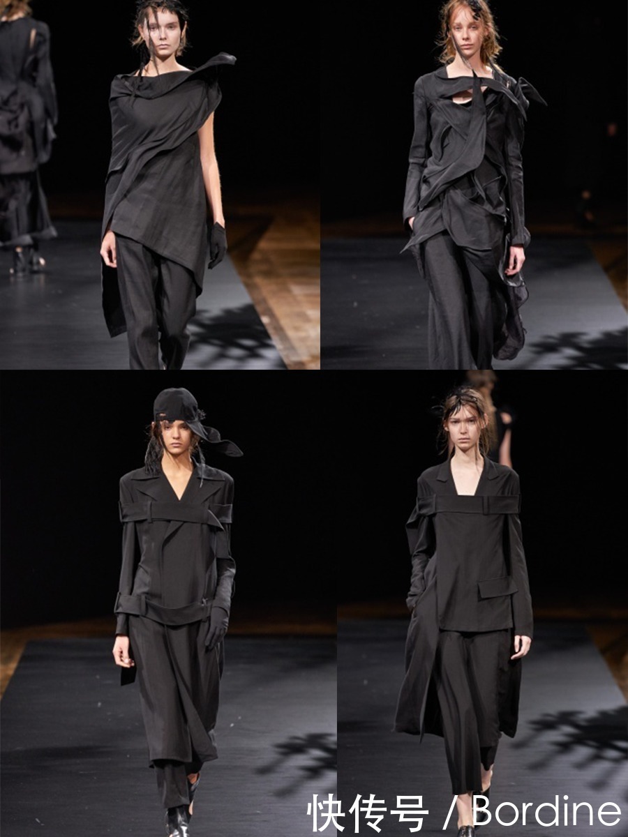 Yohji Yamamoto(山本耀司)2021春夏,层次很丰富,时尚的解构设计