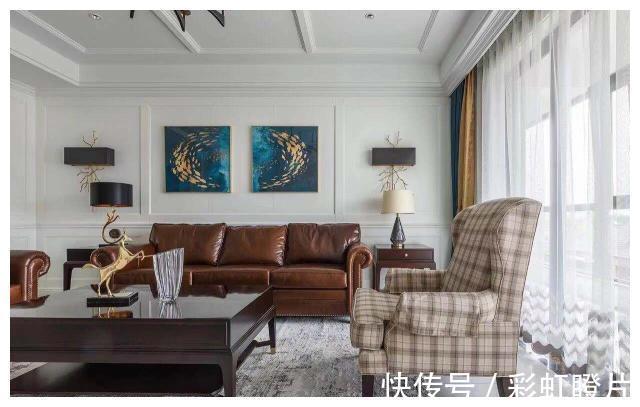 背景色|她家不豪华,却将美式的精致优雅完美呈现,邻居都来围观!