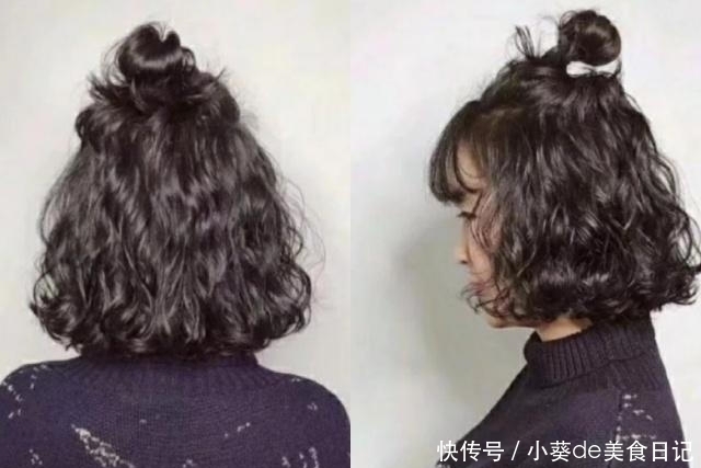 元气满满|今年很流行“半扎丸子头”扎发,简单又好看!