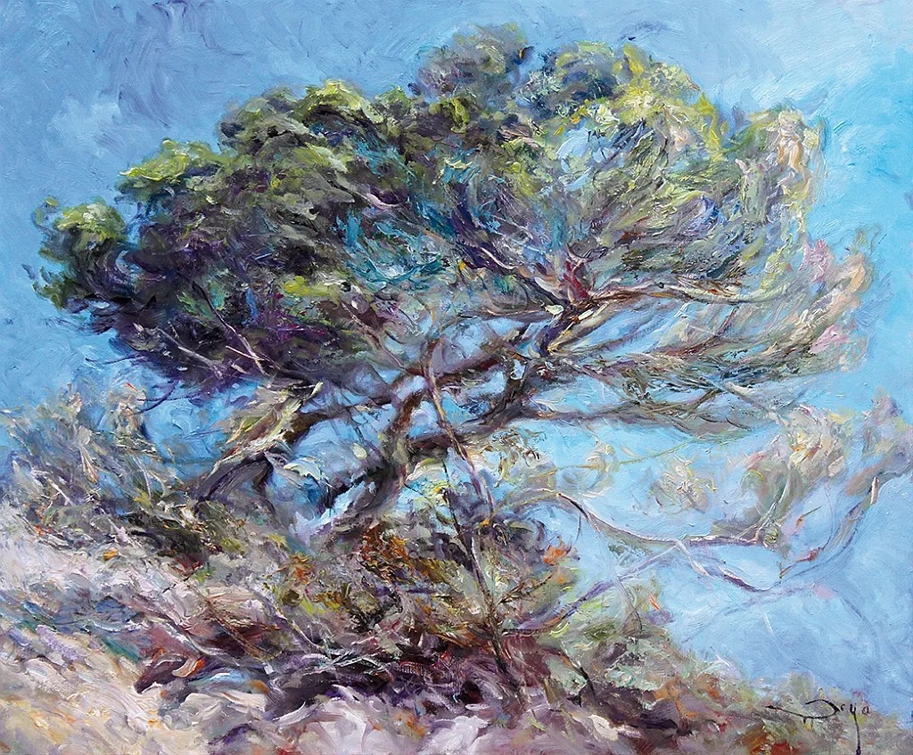 布拉特!独特的艺术天赋,对色彩和纹理的戏剧性使用!