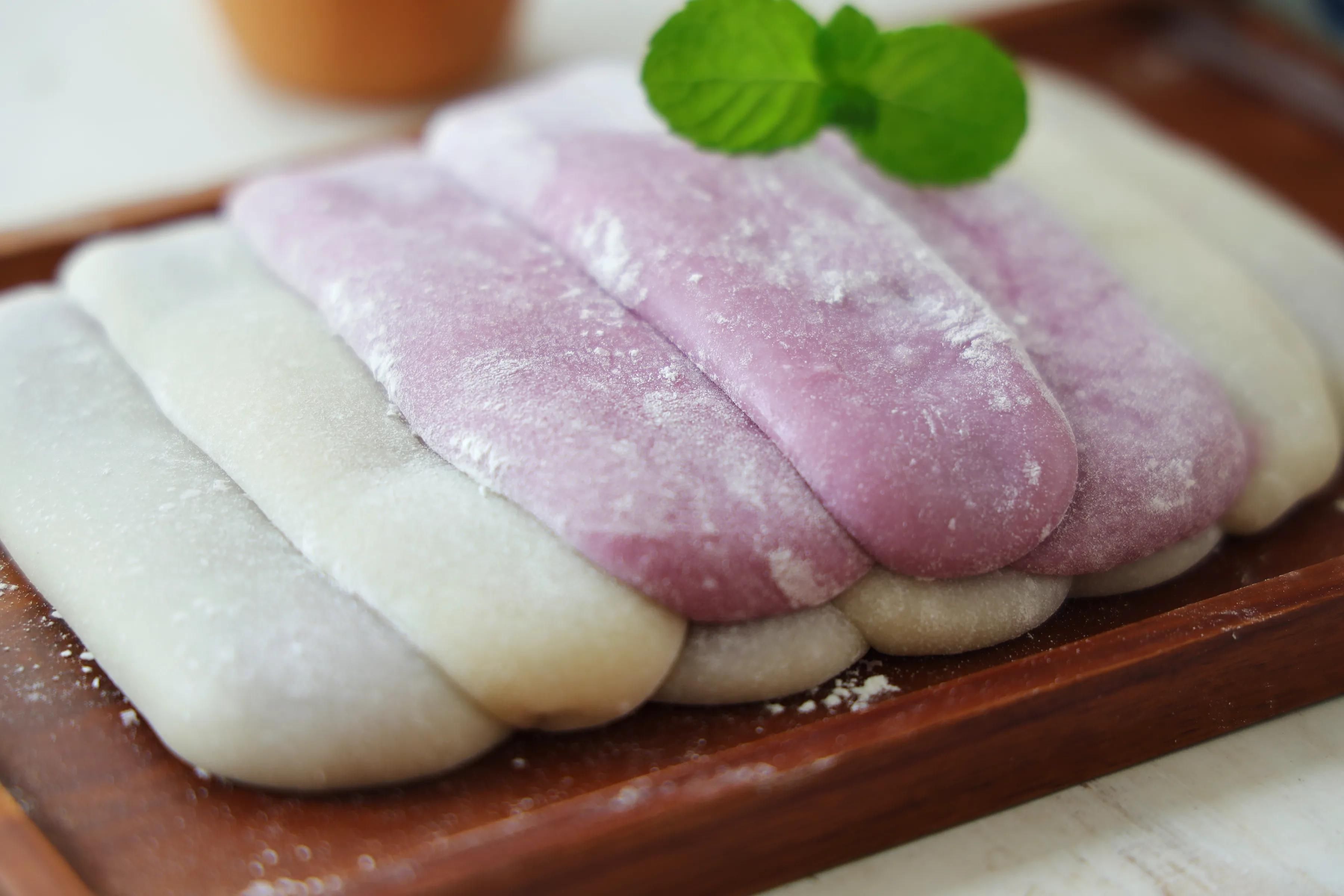 紫薯|糯唧唧的芋泥凉糕，软糯香甜，咬一口还爆浆，太适合夏天了