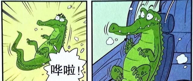 战力|衰漫画：怎样驯服一条鳄鱼？首先你要有打败“哥斯拉”的战力值！