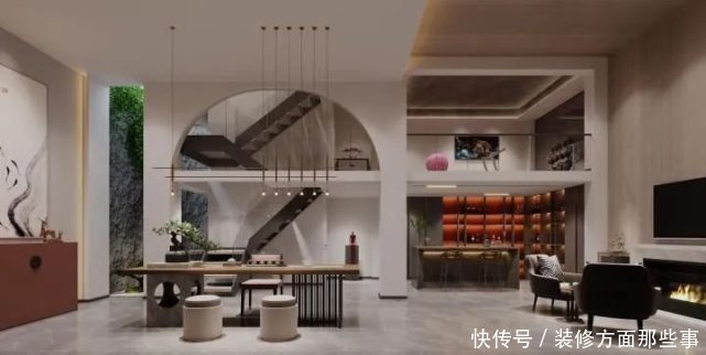 装饰画|320㎡新中式,画卷般的舒适住宅,偷得浮生半日闲