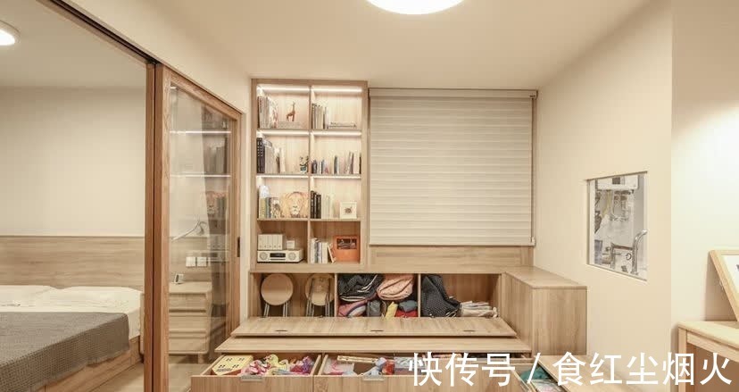 收纳|一家6口挤进56㎡小宅,虽小但布置却井井有条,生活过得十分幸福