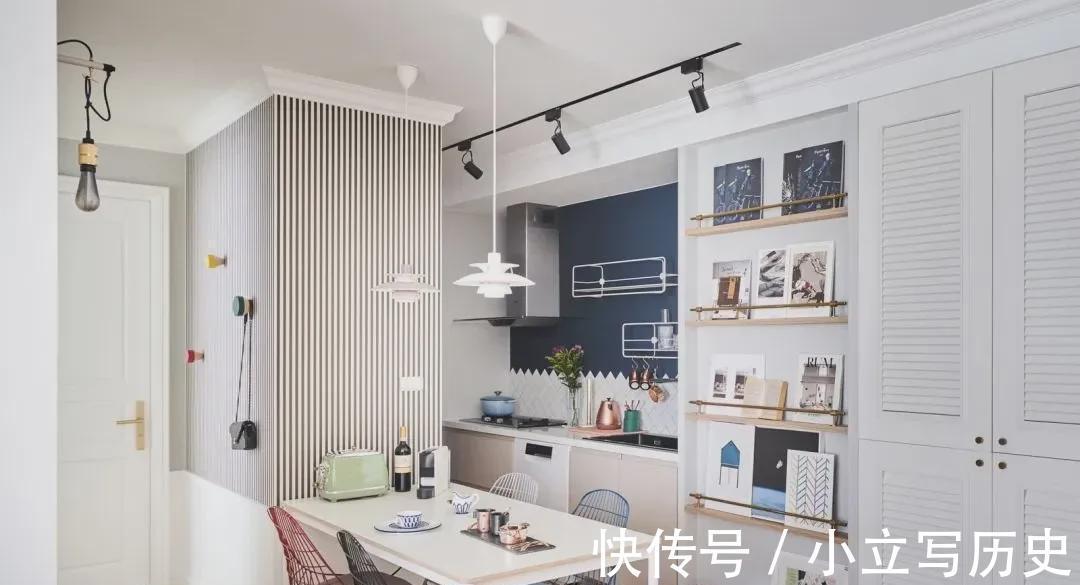 装饰画|70㎡北欧小公寓，简约、舒适、清新，这种感觉很舒心从容