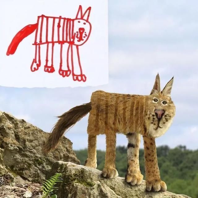 画作|儿子涂鸦画作老爸PS神魔改,引来77万粉丝围观
