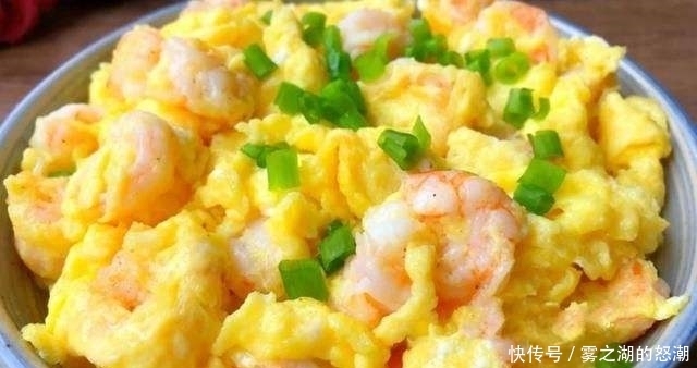 色泽鲜明|低脂低卡的减脂餐,巨嫩滑的虾仁滑蛋,色泽鲜明,美味可口,好吃