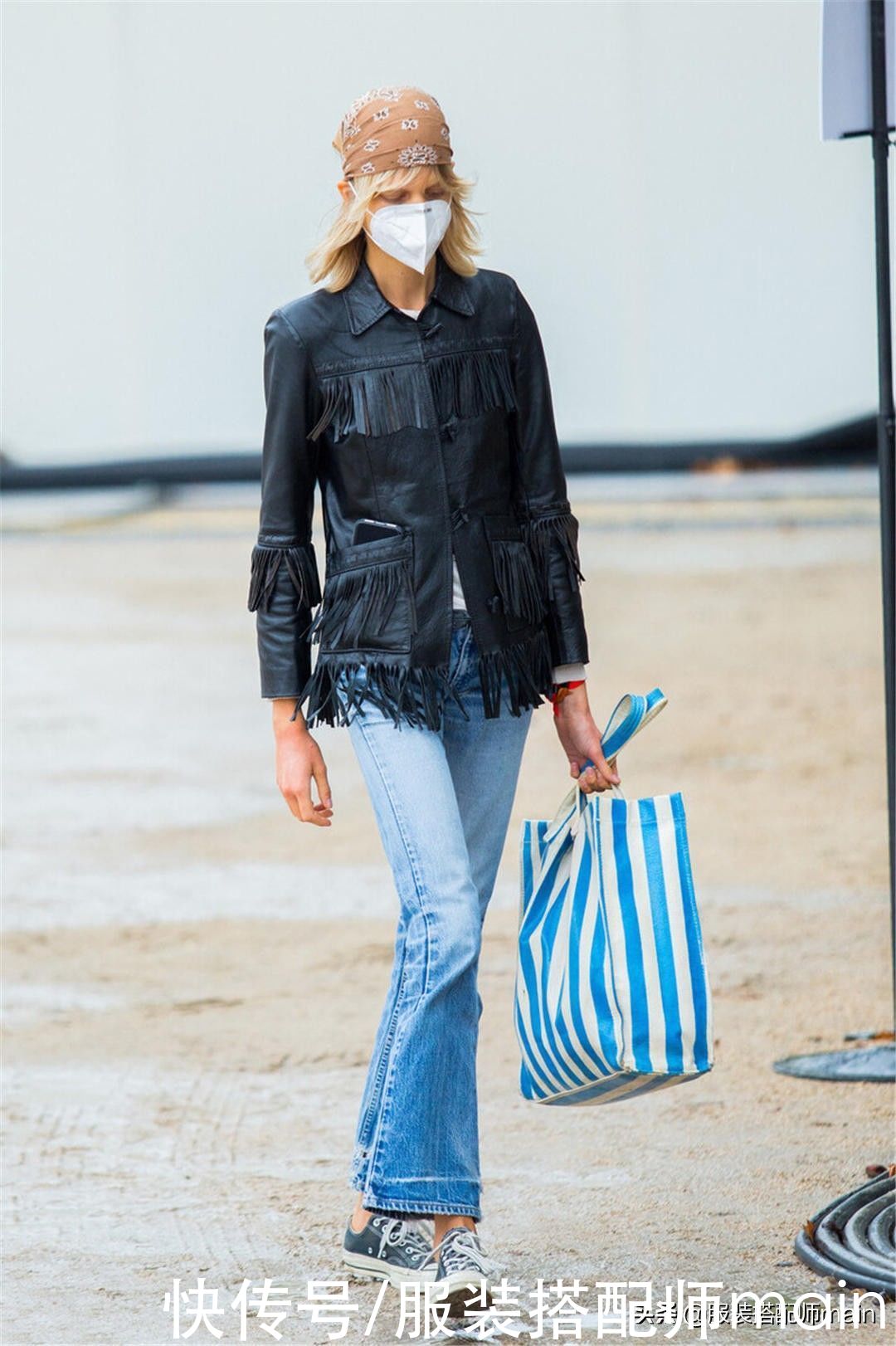 腿粗女孩怎么能少了喇叭裤，不靠PS也能“修”腿