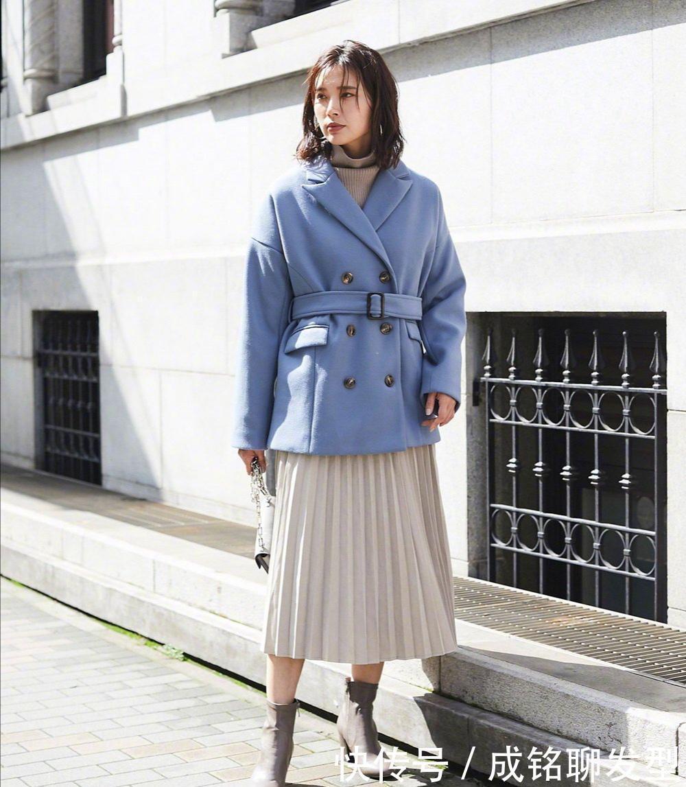 学会|冬天穿裙子也很美,选对款式学会冬装搭配,保暖时尚又显贵气