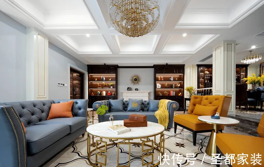 美式|圣都带你看这10大美式装修设计要素,复刻典雅美式风装修效果图