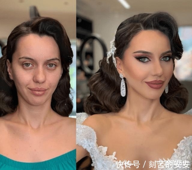 欧美妆才是真的“邪术”吧化妆前后对比,大妈变迪士尼公主!