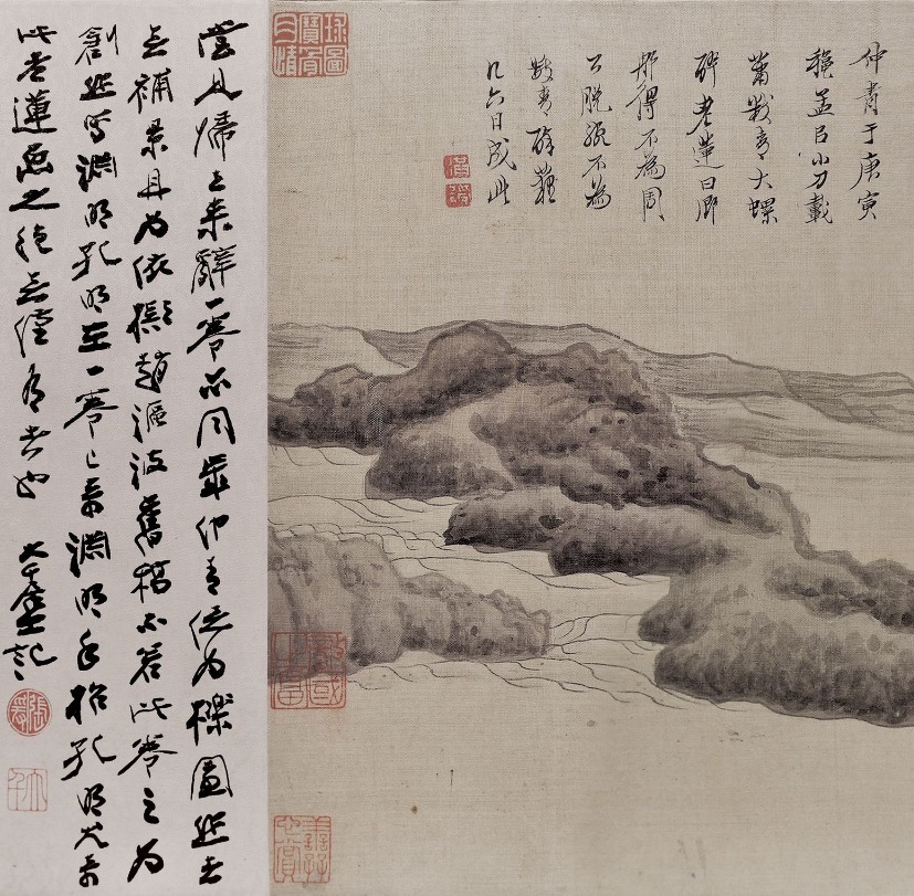 代表作品#『名画记』陈洪绶《出处图》,格调高古,气韵不凡