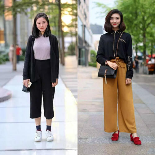 身材五五分的女人,劝你别穿阔腿裤,换成“直筒裤”,更遮肉显高