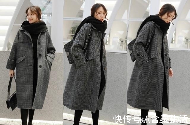 围脖式 冬天大衣如何搭配围巾,今年流行这3种系法,美翻天!