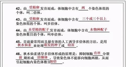 张图|高中生物：25张图梳理一轮复习必背知识点！