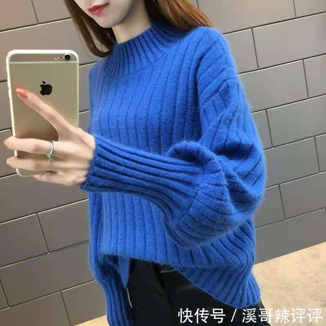 气质|天冷别再穿裙子,今年流行“灯笼袖针织衫”,精致优雅有气质