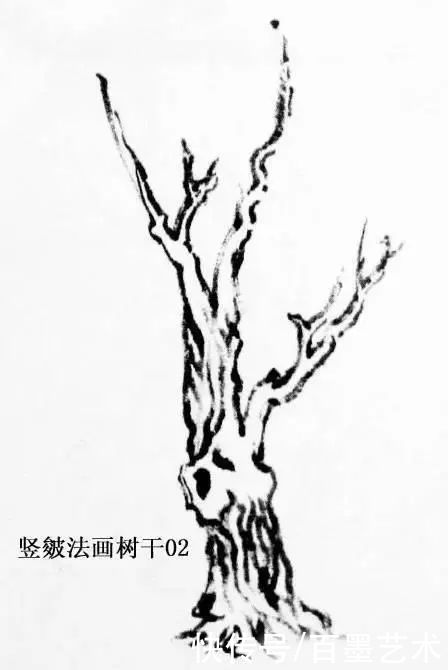  树干|「国画教程」树干的两种画法