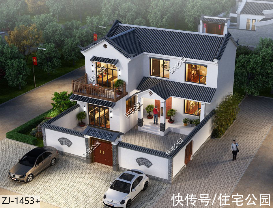 图纸|国人理想住宅，还得是中式小院！8套精品图纸，送给要建房的你