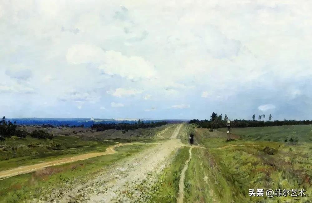 大自然!艾萨克·伊里奇·列维坦油画作品用笔洗练,情感充沛,极富诗意