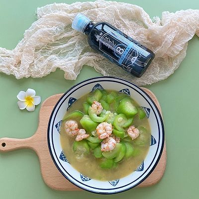 减脂|丝瓜焖虾仁