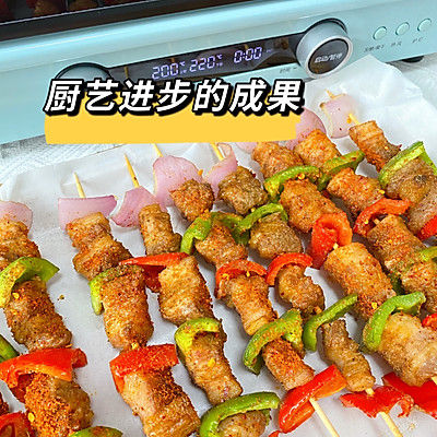 吃上吃撑烧烤店同款烤五花肉