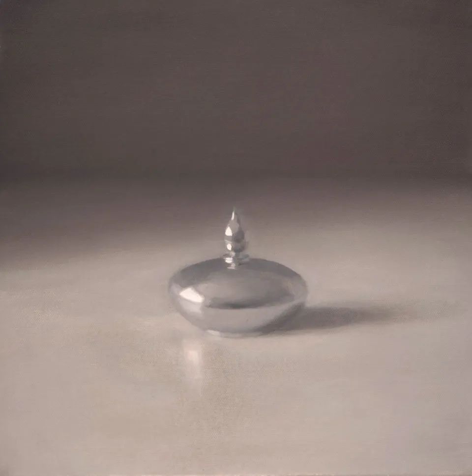 孤独感#柔和的光影和质感,她的静物画散发着一种孤独感!