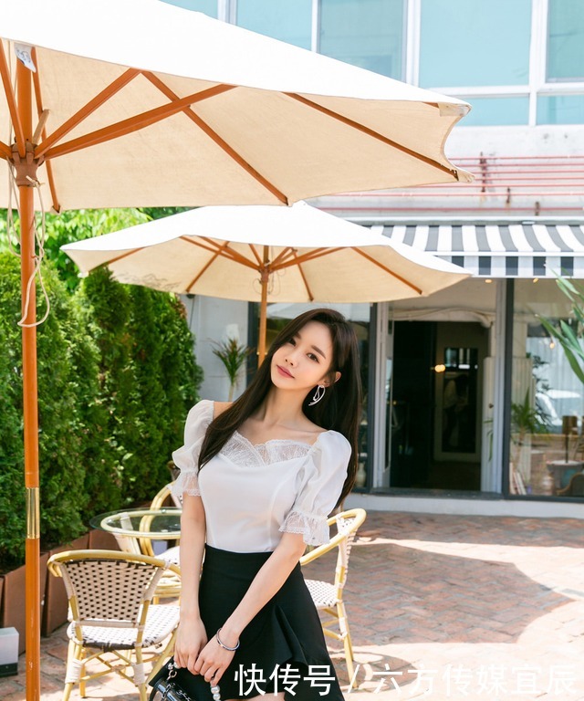 时尚|孙允珠时尚穿搭鸥鹭轻笼雪纺小洋裙,尽显小女人的可爱伊人