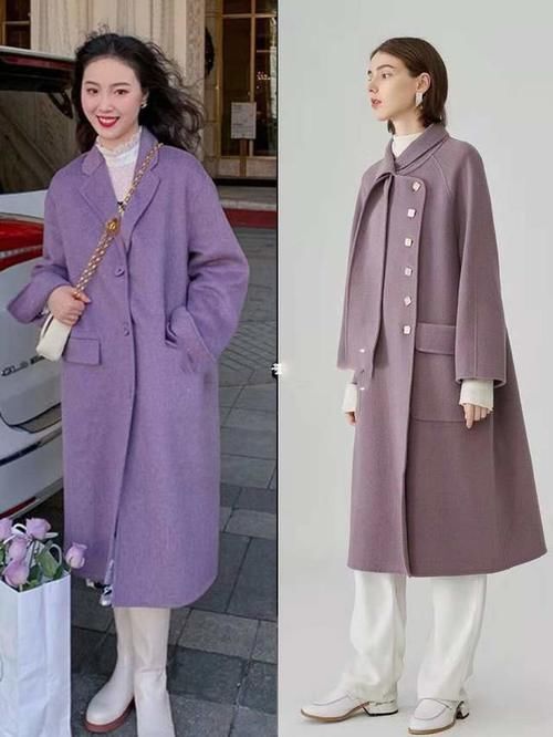 喜欢冬天穿紫色，定是个优雅浪漫的女人，若选对配色会更有气质
