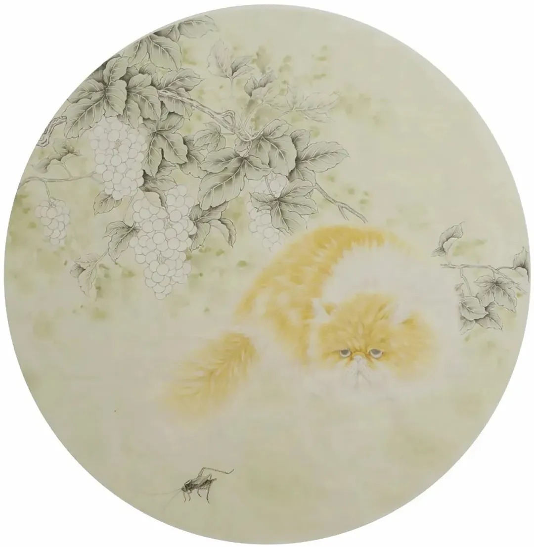 赭石!《加菲猫》工笔画法步骤