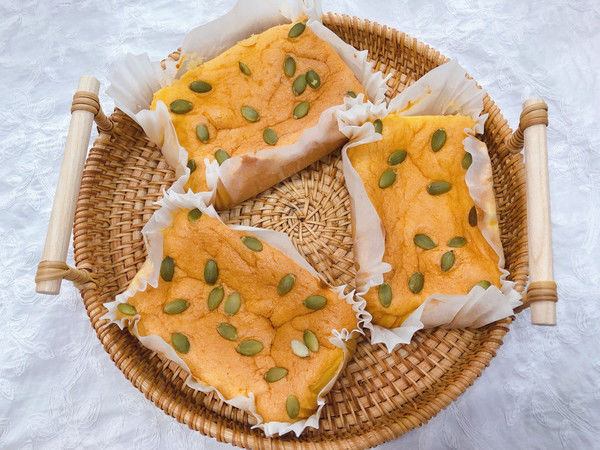 金灿灿金砖南瓜蛋糕