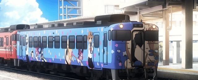 男神女神|移动的动漫广告,日本电车带你秒入二次元,漫迷的天堂