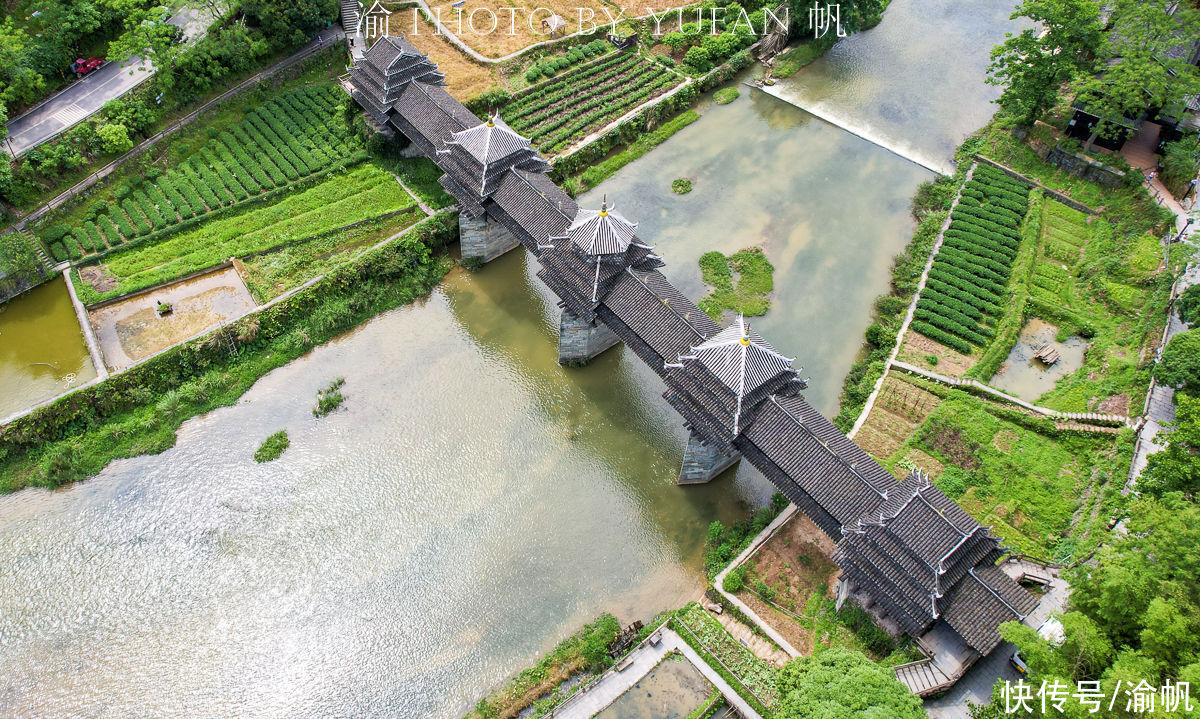 广西最美的风雨廊桥，郭沫若为其代言，已申报世界文化遗产