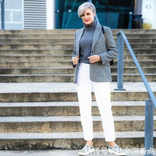 60岁才是女人的起点 看美国老奶奶的时髦搭配 减龄又自然