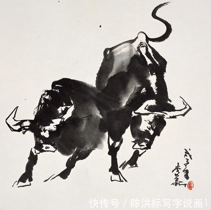 牛画|一幅牛气冲天的画，却让画家陈李新，结缘中国科技产业大咖戴伟民