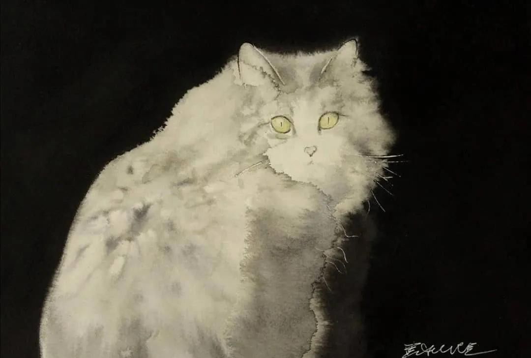 中国画&专画国画的老外,竟被10万人狂热追捧,看完作品立马佩服不已