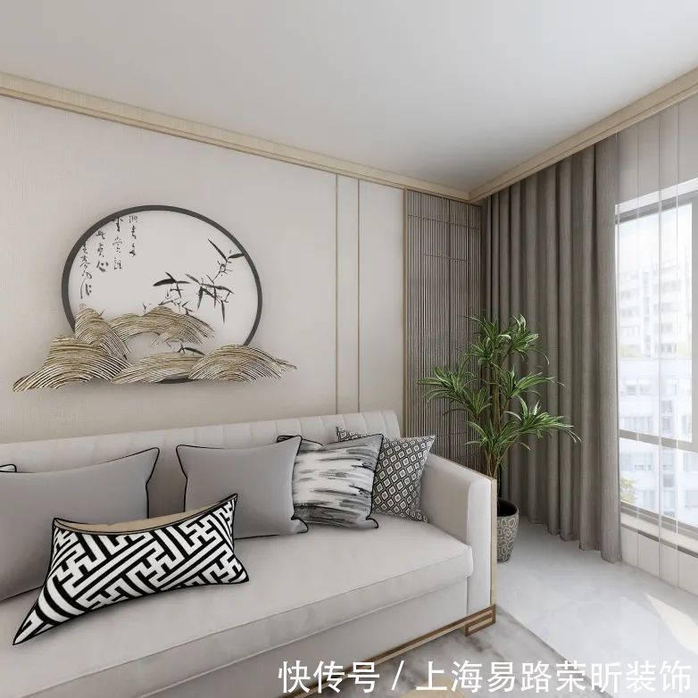 新中式|小户型不能装‘新中式’风格?凡事不能绝对,小户型新中式,一样美到骨子里