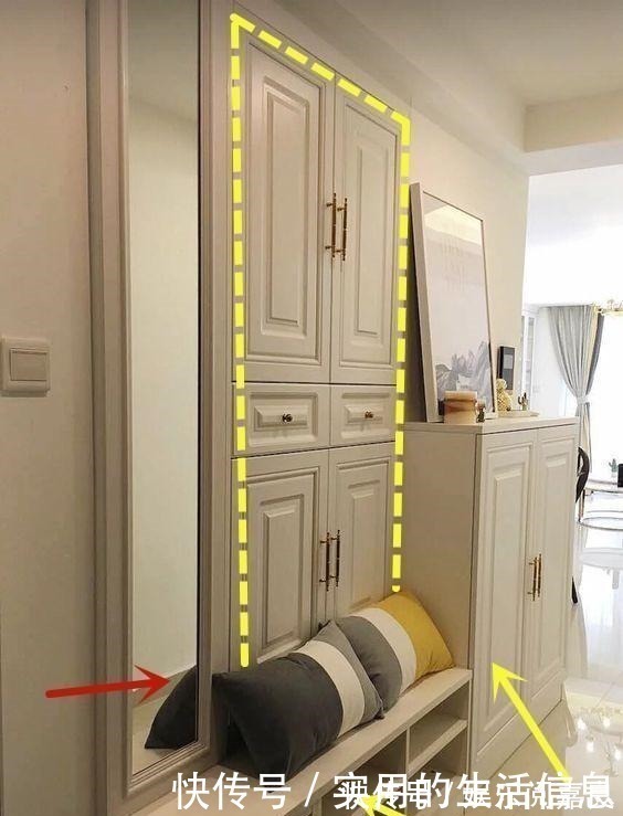 鞋凳|以后打柜子,转角也让木工掏个卡座出来,鸡肋空间利用率大大提高!