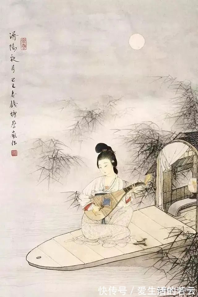 基本功@他的白描被评为“当代第一”,画仕女独辟蹊径