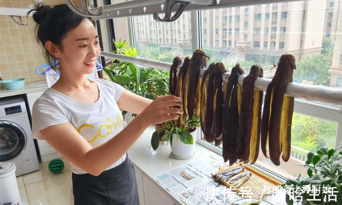 秀厨娘|秋天，碰到此菜别手软，整它100斤，晒干囤起来，过了这阵就没了